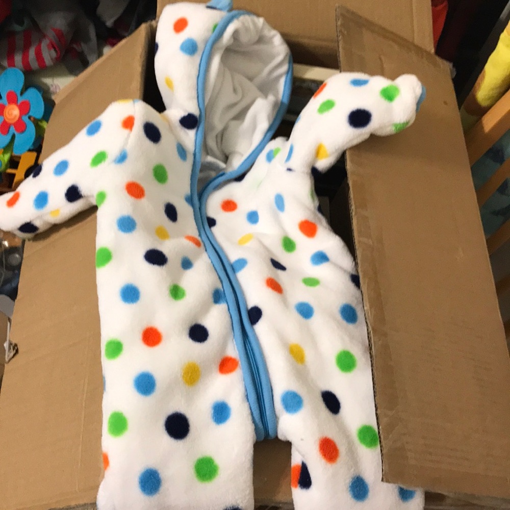 One piece fleece bodysuit